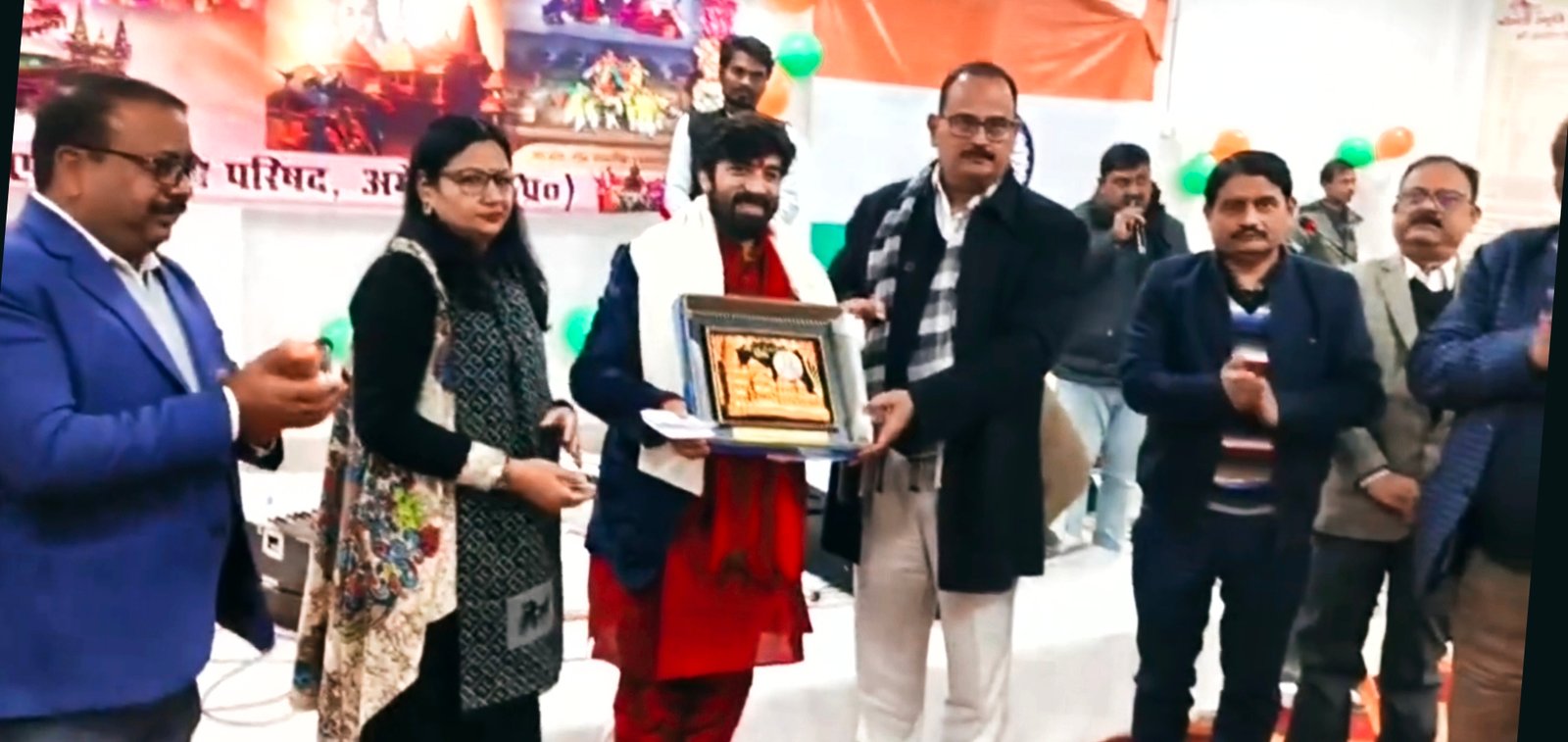 भोजपुरी गायक आलोक पाण्डेय गोपाल को अमेठी में मिला सम्मान 6 IMG 20240217 104914